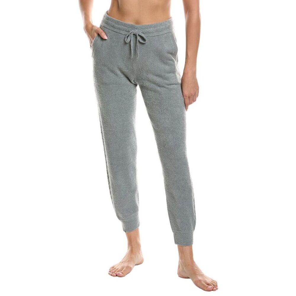Barefoot Dreams Womens Cozychic Lite Side Cable Jogger Pant, Blue